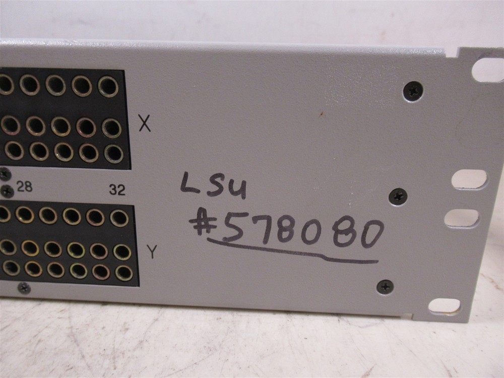 Vintage ADC DIM-1E2018 Video Patch Panel Rack-Mountable Coaxial Connectivity
