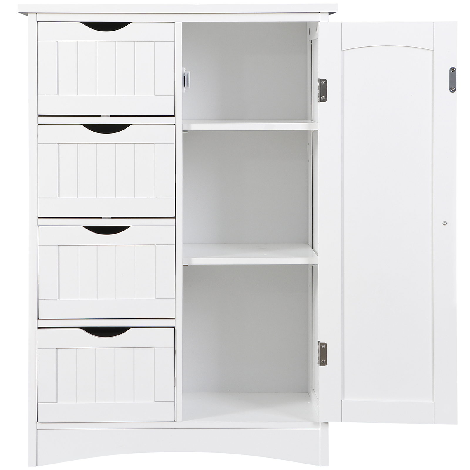 Bathroom Floor Cabinet Wooden Freestanding Storage Cabinet Bathroom Floor Shelf