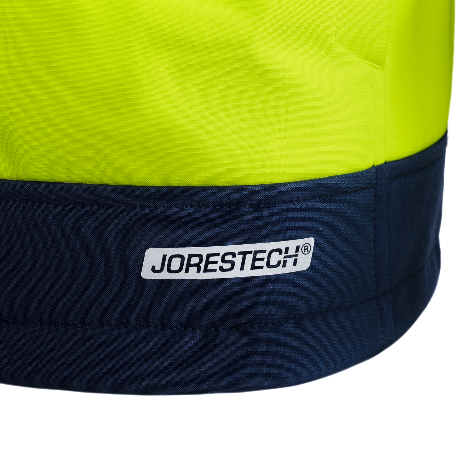 Hi-Vis Softshell Fleece Lined Safety Jacket with Reflective Strips by JORESTECH