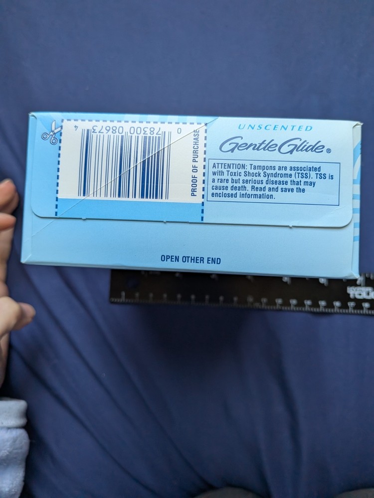 Vintage 1999 Playtex Tampons Unscented Regular