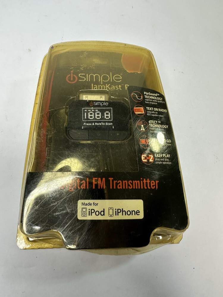 iSimple Jamkast P Digital FM Transmitter For iPod&iphone
