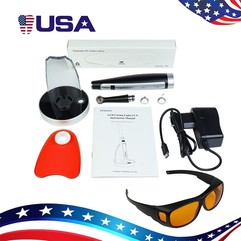 Dental Curing Light LED Resin Cure Lamp with Caries Detection Function