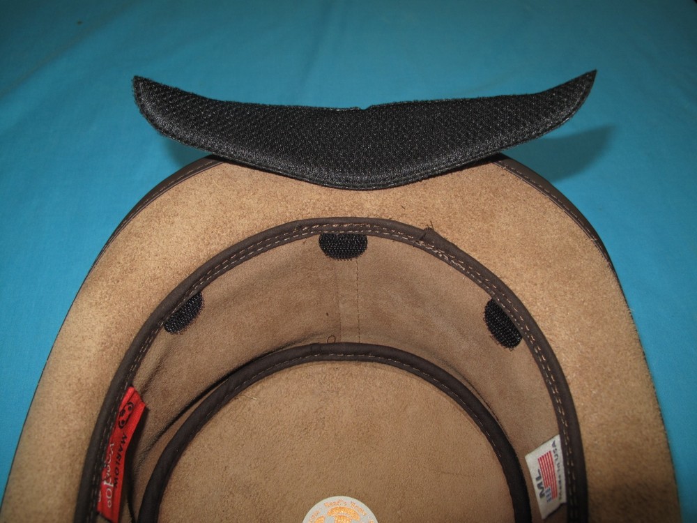 Victorian Style Leather Riding Hat US Made