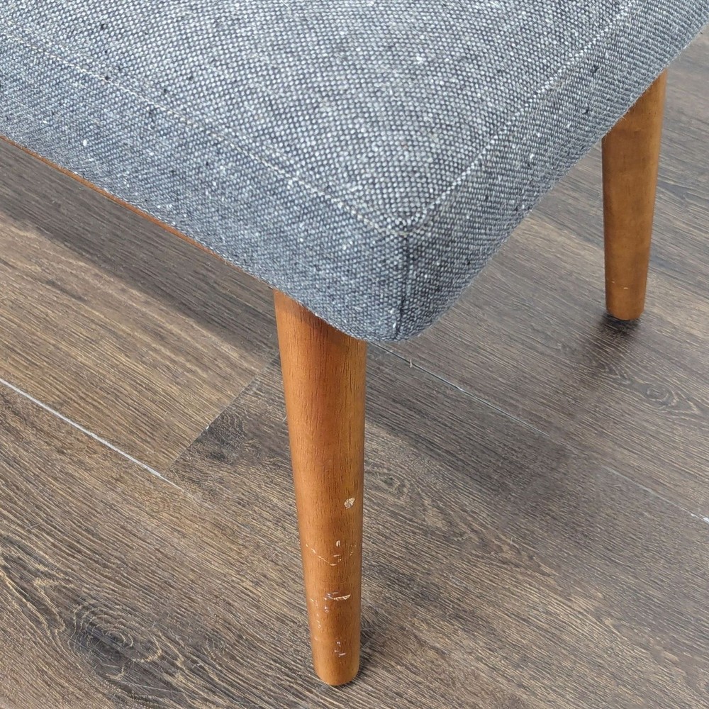 West Elm Button Tufted Mid-Century Bench