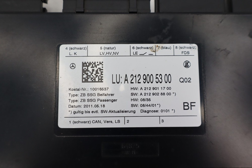 ✅ 2010-2011 MERCEDES E350 W212 E-CLASS FRONT RIGHT SEAT CONTROL MODULE UNIT OEM