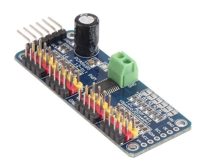 PCA9685 16-Channel Module PWM/Servo/servo Drive Board Controller Robot IIC In...