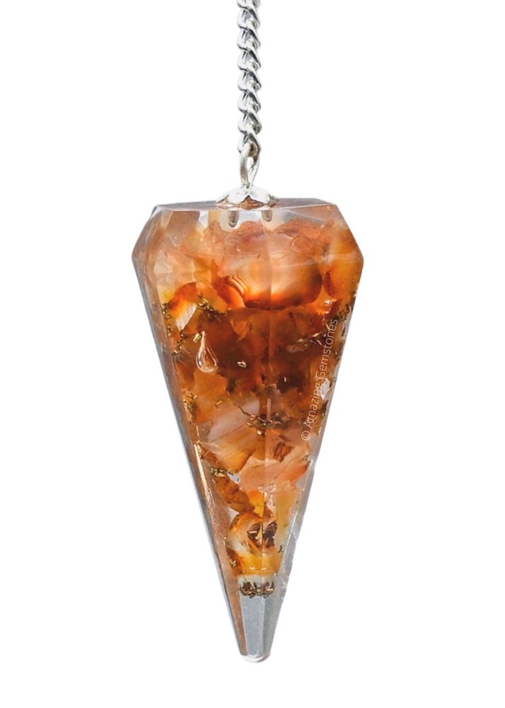 Carnelian Orgone Pendulum