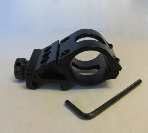 25mm 1inch offset Ring 45 Degree Side Picatinny Flashlight Torch Mount