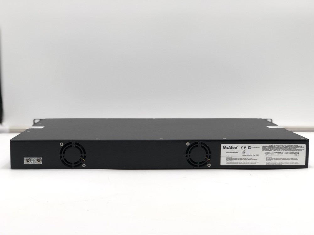 McAfee IntruShield I-1400 4-Port 200Mbps IPS Firewall Network Security Platform