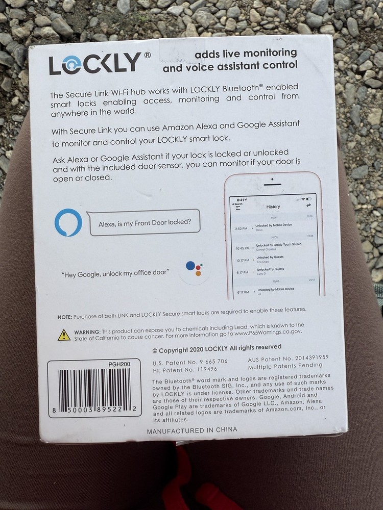 Lockly Secure Link Wi-Fi Hub