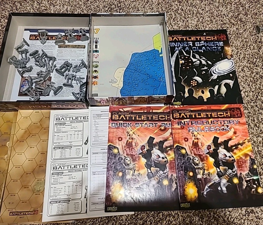 Catalyst Classic Battletech Introductory Box Set Great Condition