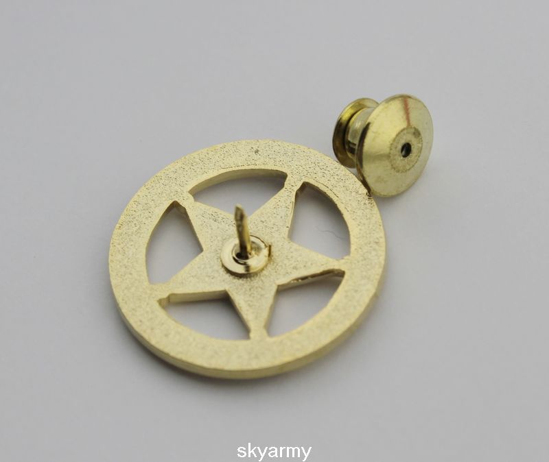 US MARSHAL Lapel Hat Pin-GOLDEN