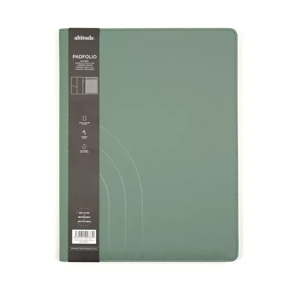 Altitude Padfolio Debossed Arch Dark Sage
