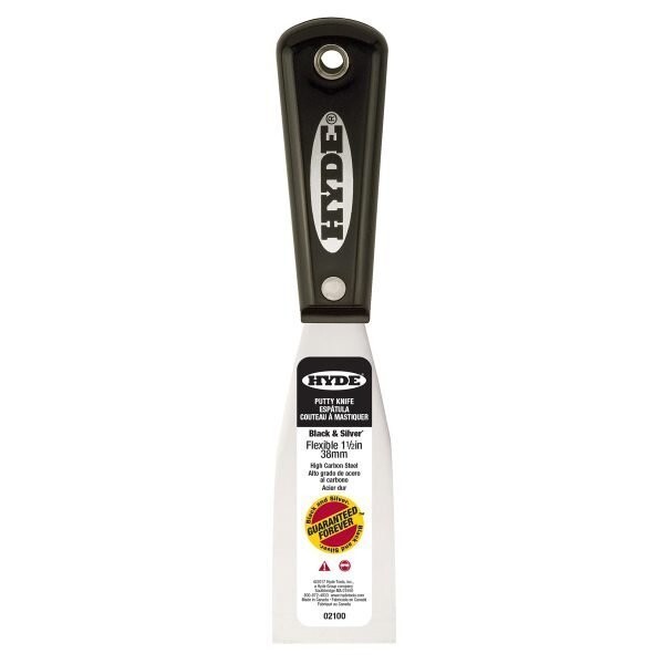 Hyde Tools - Flex Black & Silver Putty Knife