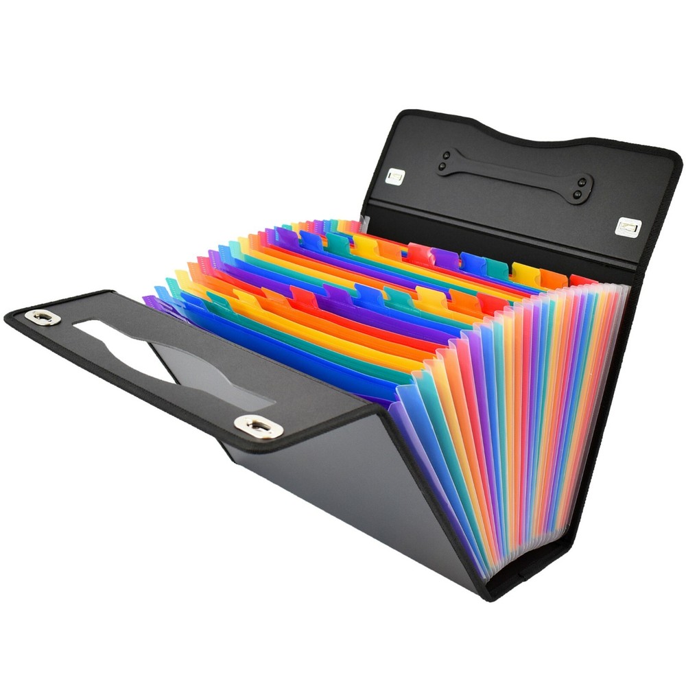 Accordian file folder organizer Expanding File folder Document holder file box