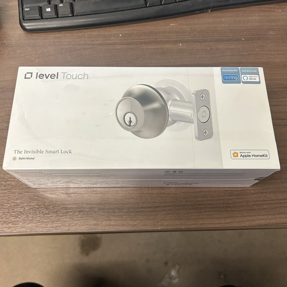 Level Lock Touch Smart Deadbolt - Satin Nickel - Bluetooth Keyless Entry