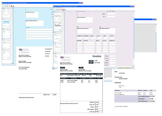 Shaz Invoice Software Business System Billing Generator Maker Creator AT SOFT01