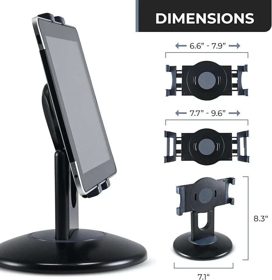 Aidata US-2002 Universal Tablet ViewStation for 7"-10" Tablets, Black