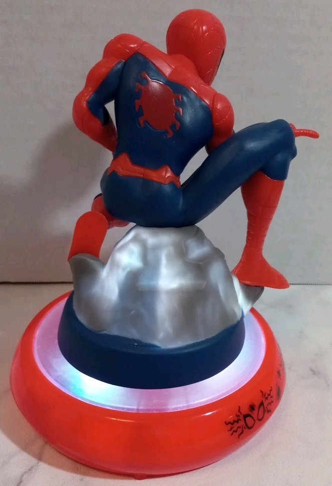 Marvel Spiderman Night Light 2022 Battery Operated Tested Working