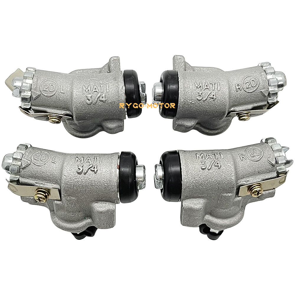 Front Brake Wheel Cylinders & Shoes for Honda FourTrax 350 TRX350 4x4 1986 1987