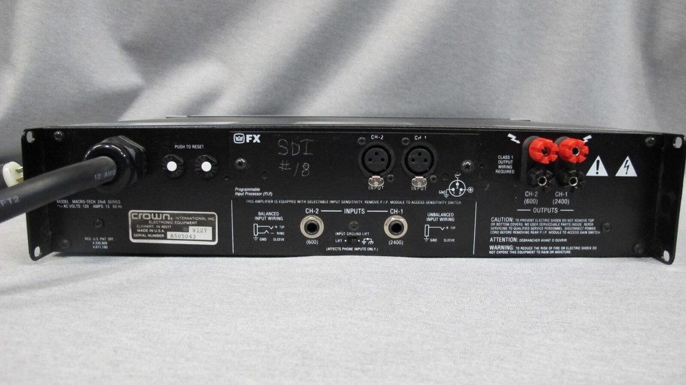 Crown Macro-Tech 24x6 Power Amp