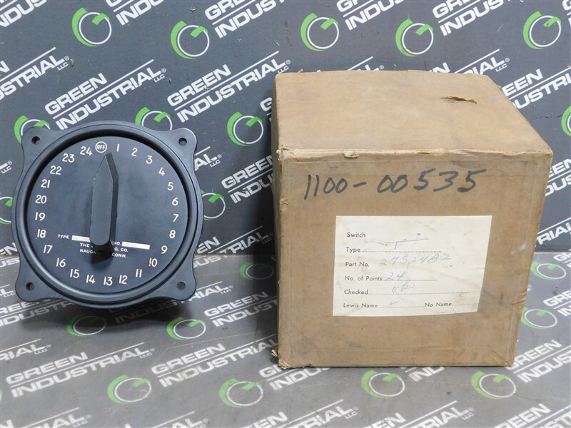 NEW The Lewis Engineering Co. 27S24B2 24 Point Temp. Selector Switch 4" Face