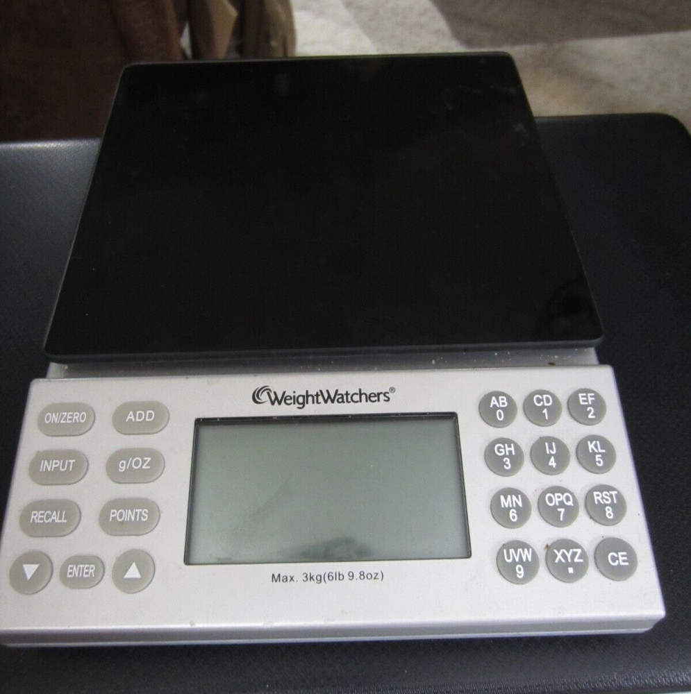 Weight Watchers Electronic Food Scale w/ Points Value Database Large Display