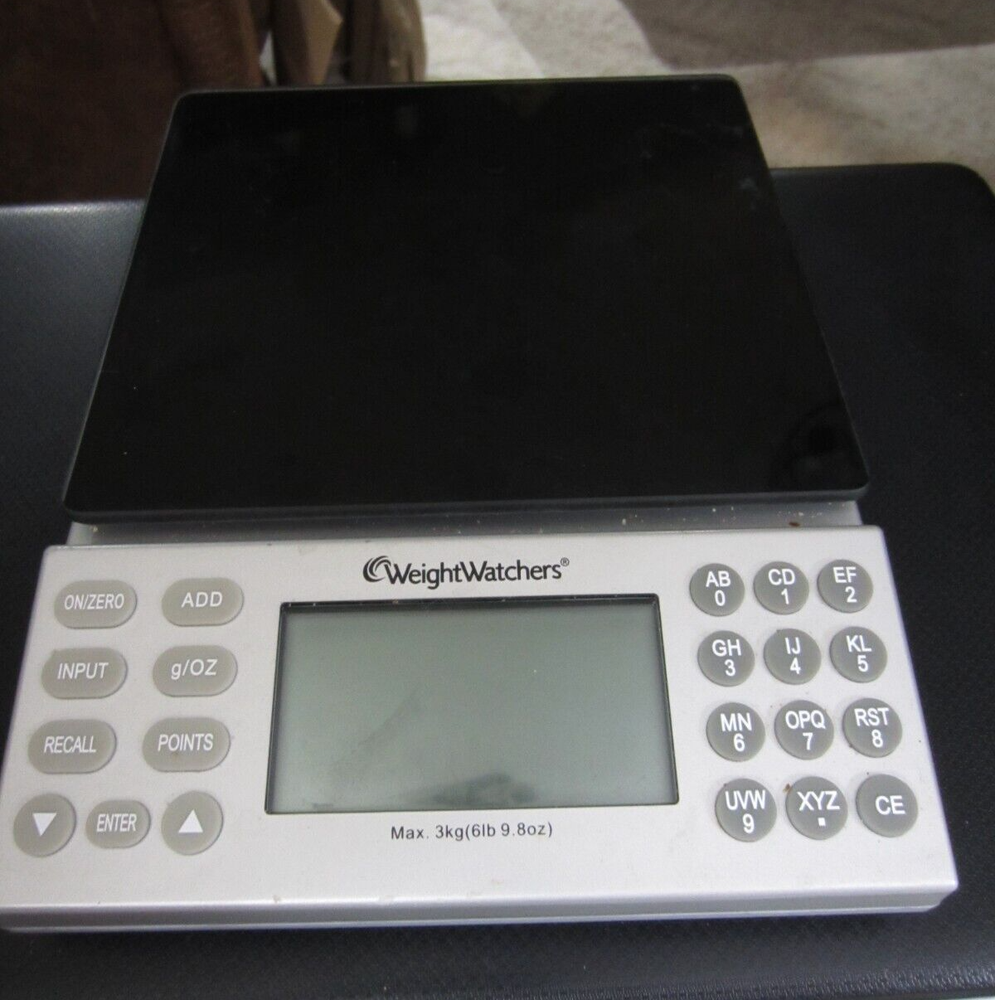 Weight Watchers Electronic Food Scale w/ Points Value Database Large Display