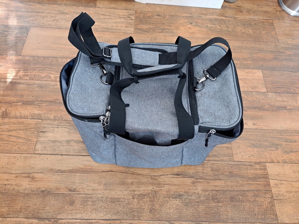 Single Bowling Ball Bag with Storage and Shoe Compartment