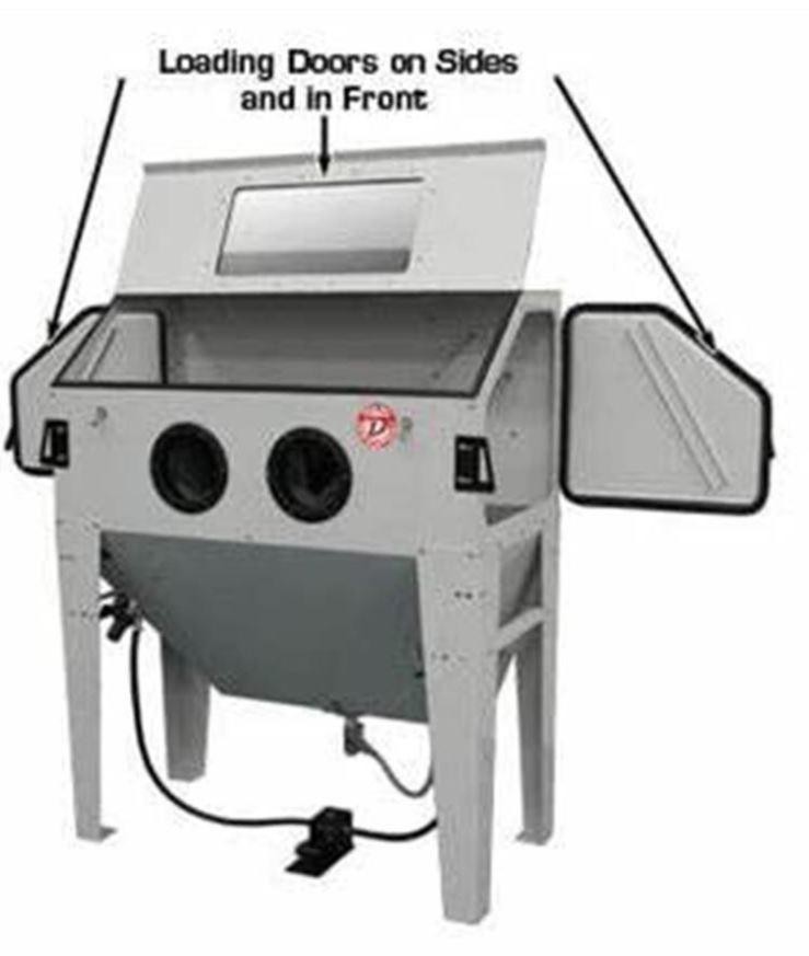 SBC420 Dynamo/Atlas Media Sandblaster, 15 cfm, 65" Tall