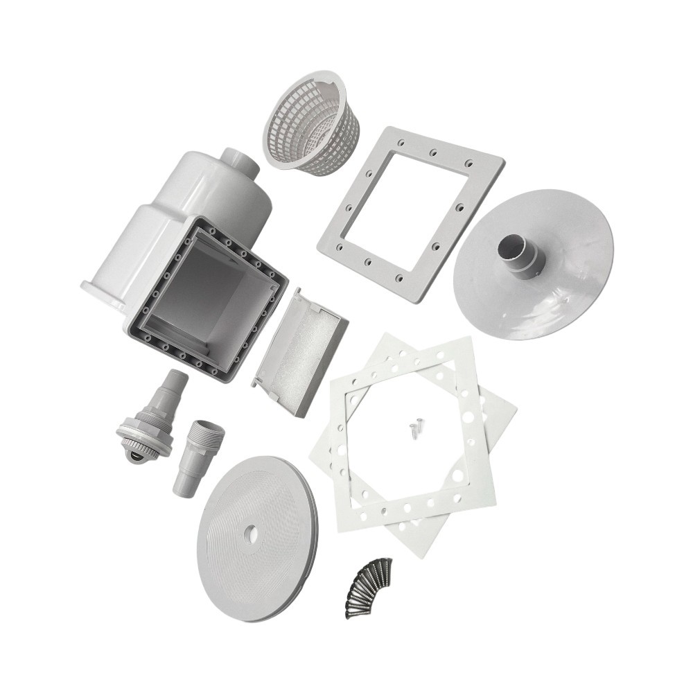 For Above Ground Pools Standard Thru-Wall Skimmer w/ Return Fitting