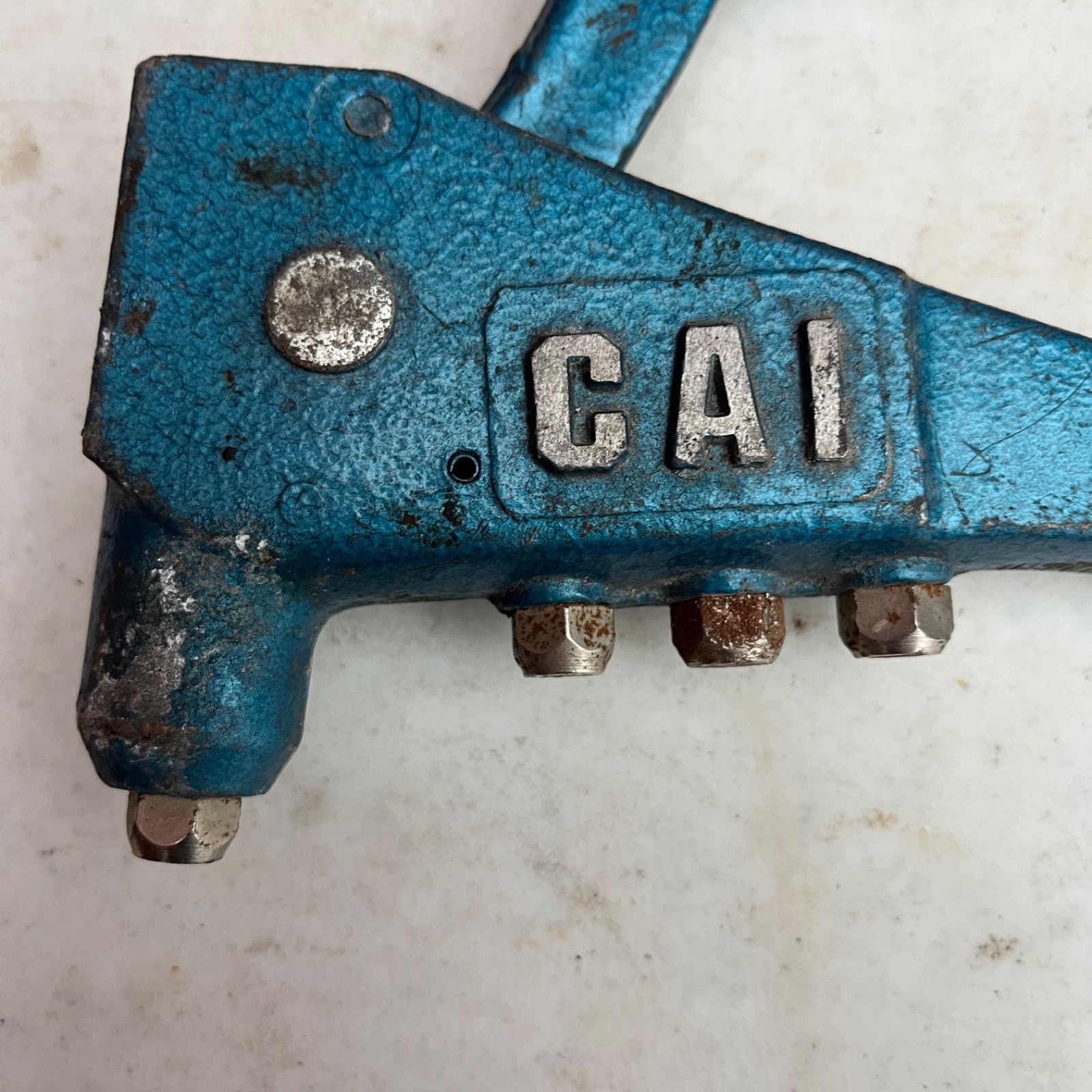 CAI Heavy Duty Aluminum Rivet Gun / Hand Riveter w/4 Nozzles & Nozzle Spanner