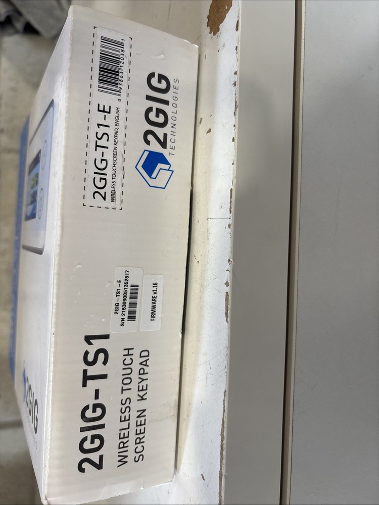2GIG-TS1-E Wireless Touch Screen Keypad 2 Gig Secondary Keypad