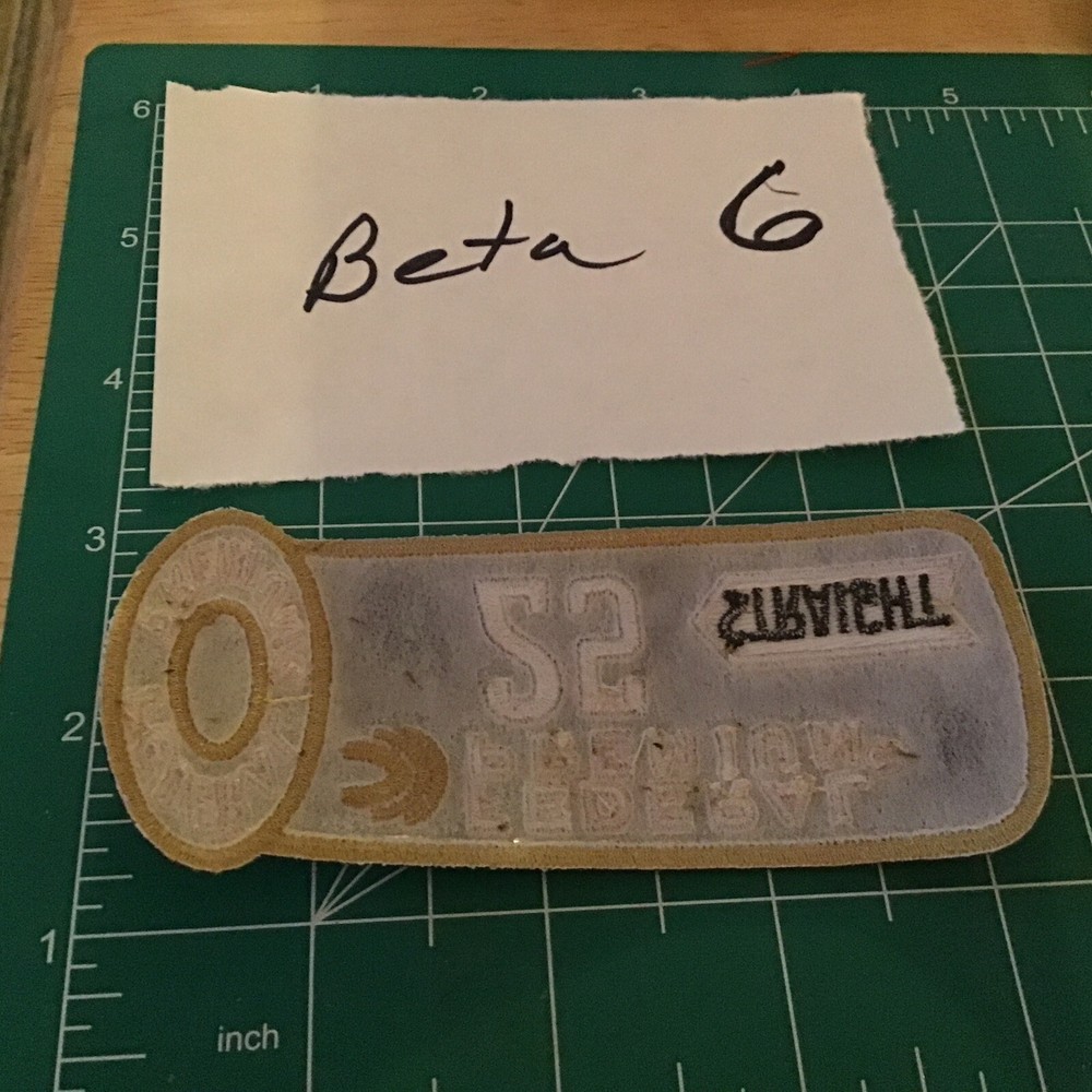 Federal Premium 25 Straight Cloth Patch