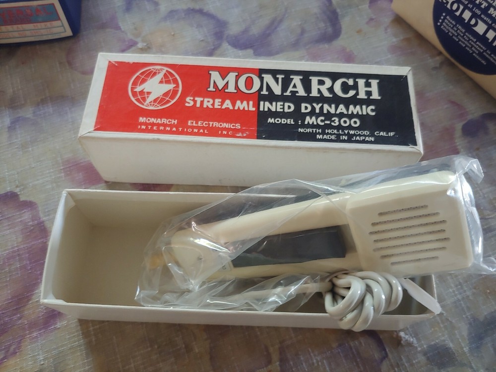monarch mc-300 microphone new old stock