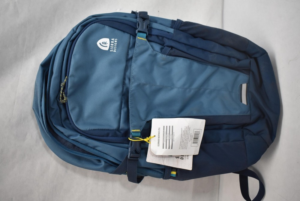 Sierra Designs Blue Hydration Compatible Backpack Daypack Reflective Accent New