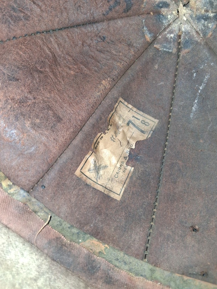 LEATHER FIRE HELMET n5a