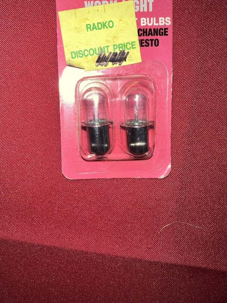 Milwaukee Work Light Replacement Bulbs 9.6 Volt & 12 Volt 49-81-0010