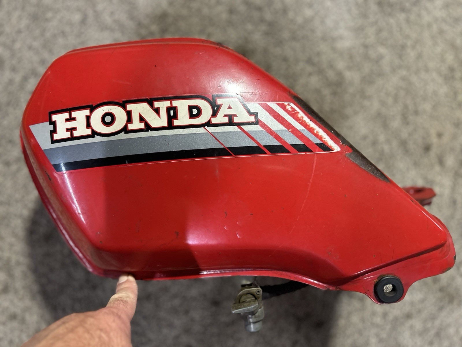 Honda Atc Big Red Oem Gas Fuel Tank 250es 1985 1986 86 85 87 250 Es Clean Inside