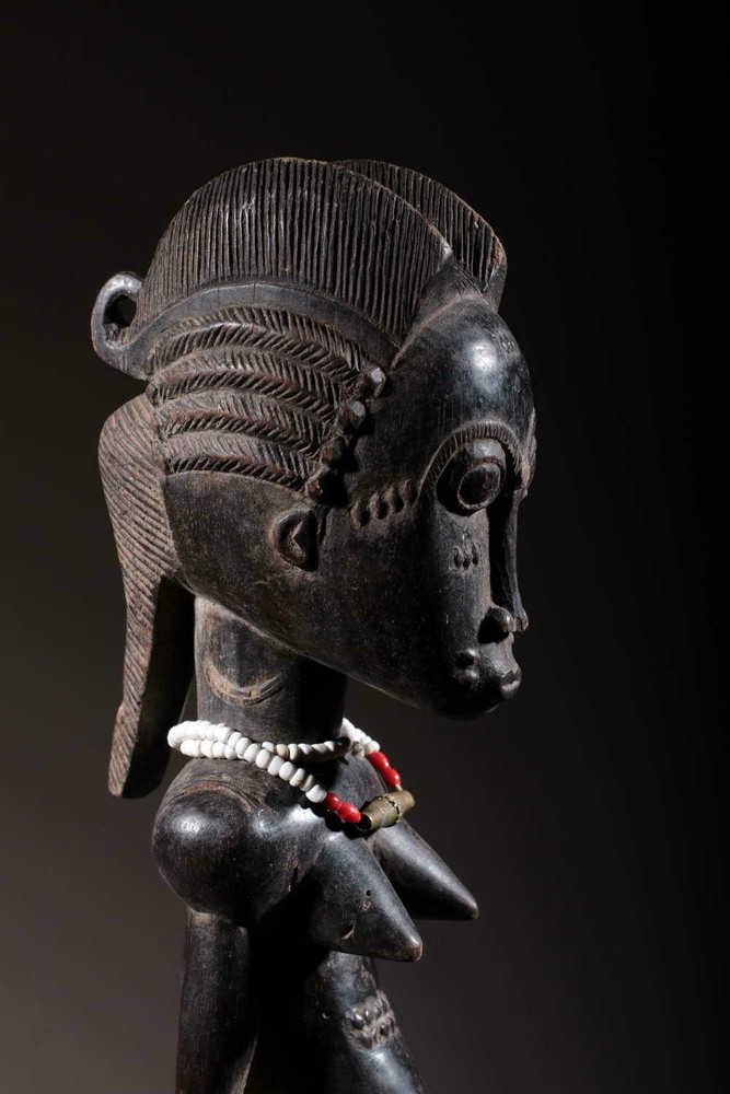 Art African Statue Baoulé 1505