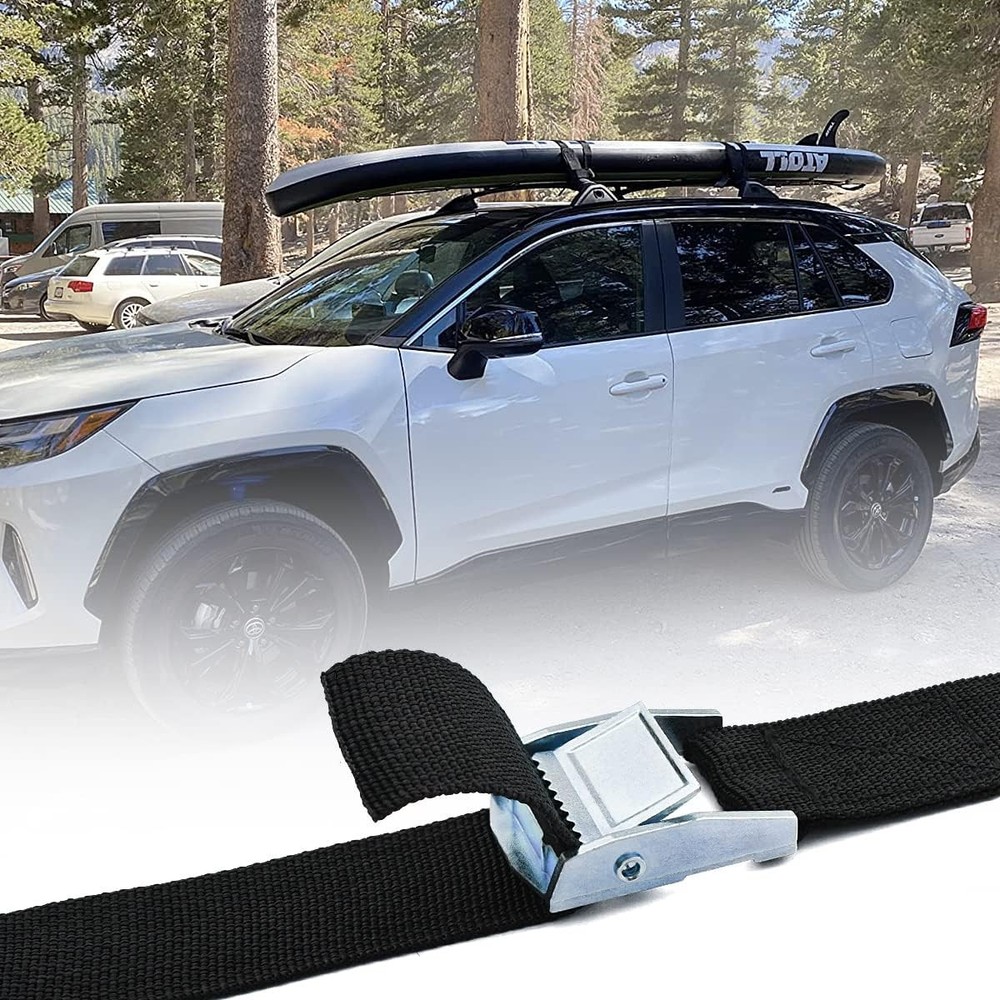 2 PCS 1x9. 8ft Adjustable Tie Down Straps 600 lb