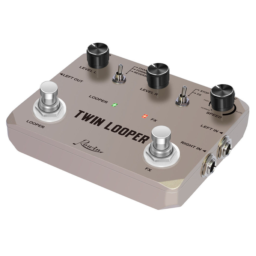 Double tap Dingle Music Sentence Loop Recorder Effect Device Metal Material