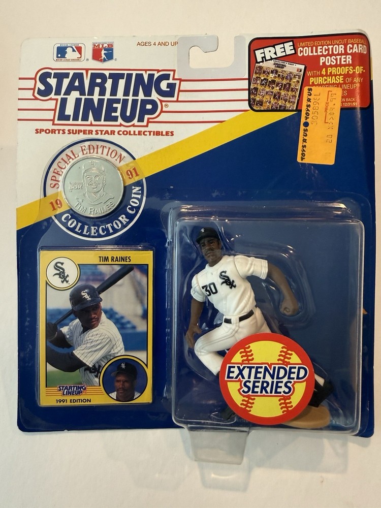 💥⚾️ 1991 TIM RAINES Chicago White Sox Starting Lineup ⚾️💥
