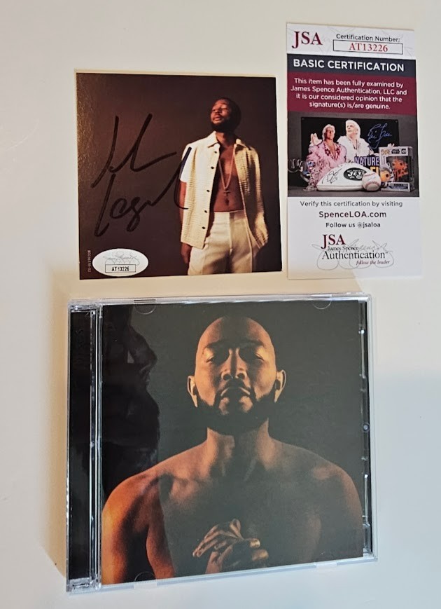 John Legend   signed Autographed Legend CD booklet JSA COA
