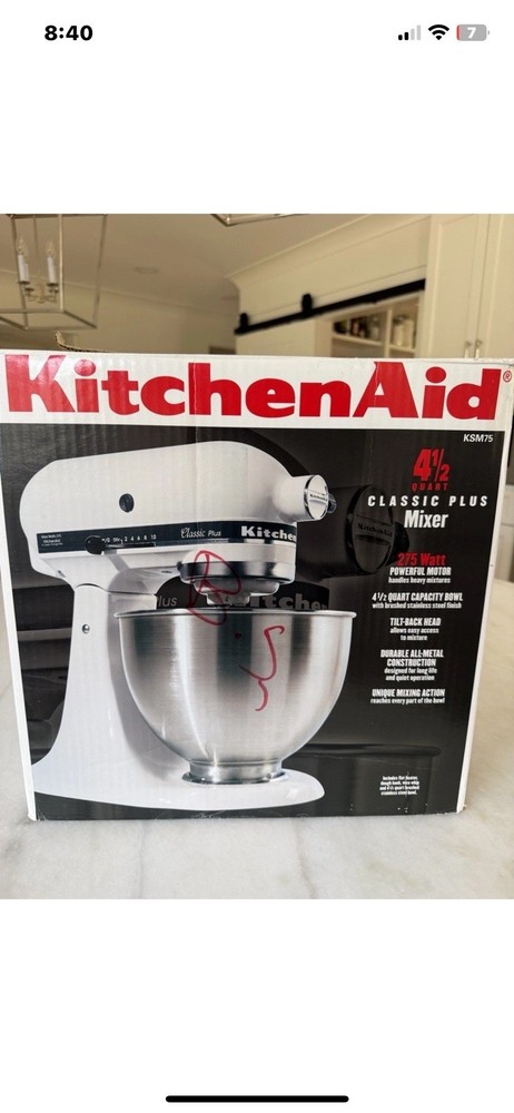 Kitchen aid Standing Mixer