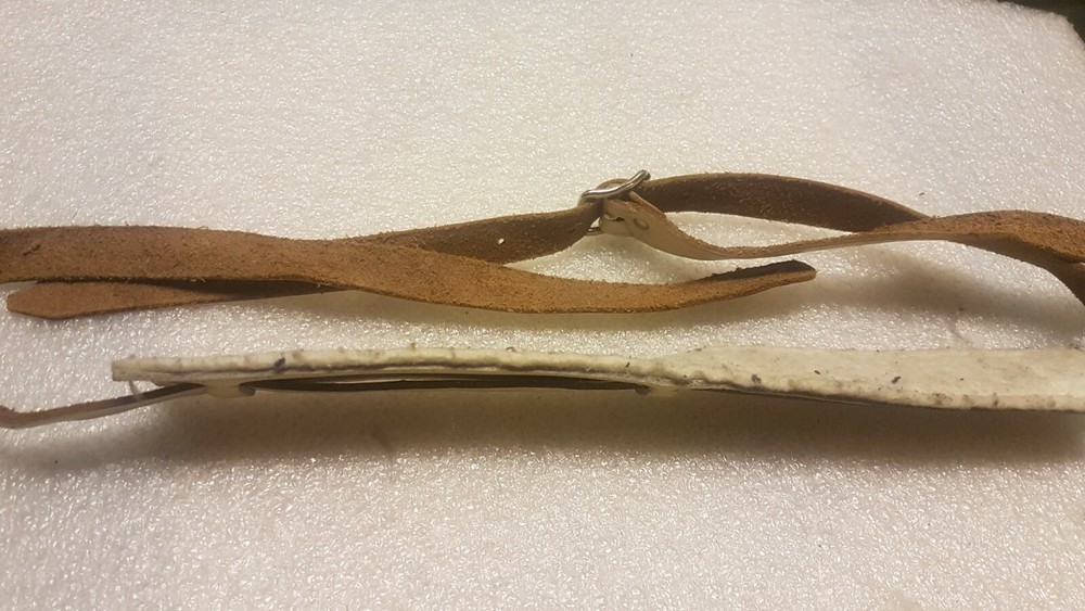 60's WHITE GUITAR STRAP
