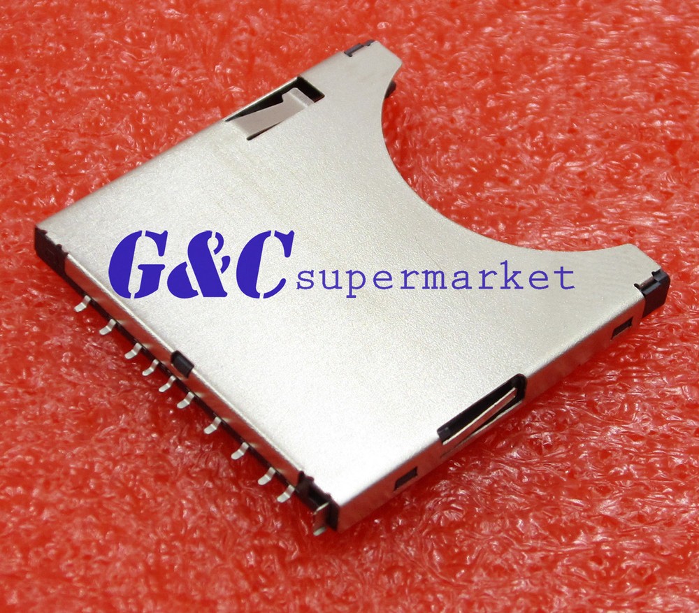 10pcs TF Socket SD Socket Flip Type Mobile Phone Memory Card Holder M36