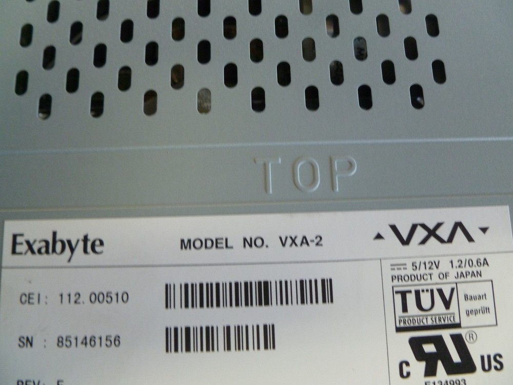 Exabyte VXA-2 Packet Loader 68PIN SCSI TAPE DRIVE