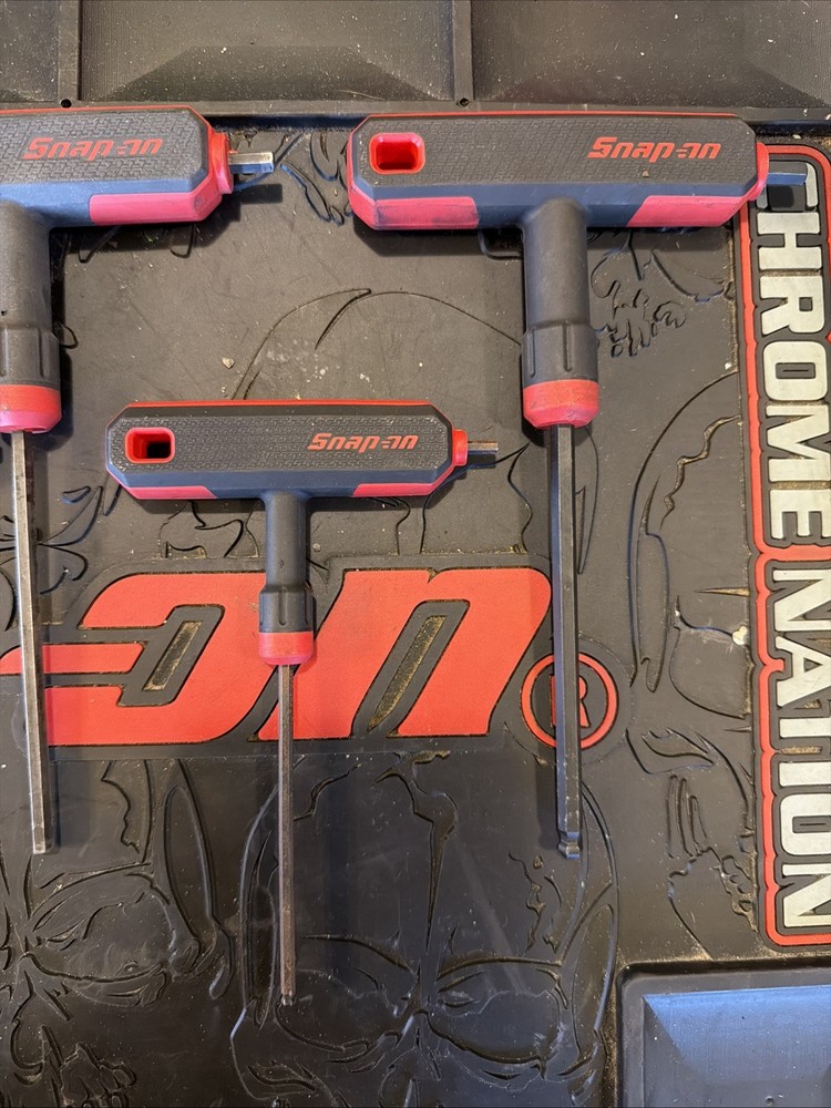 Snap On AWSG800A 8 PC (SAE) T-Handle/L-Shaped Hex Combo Soft Grip