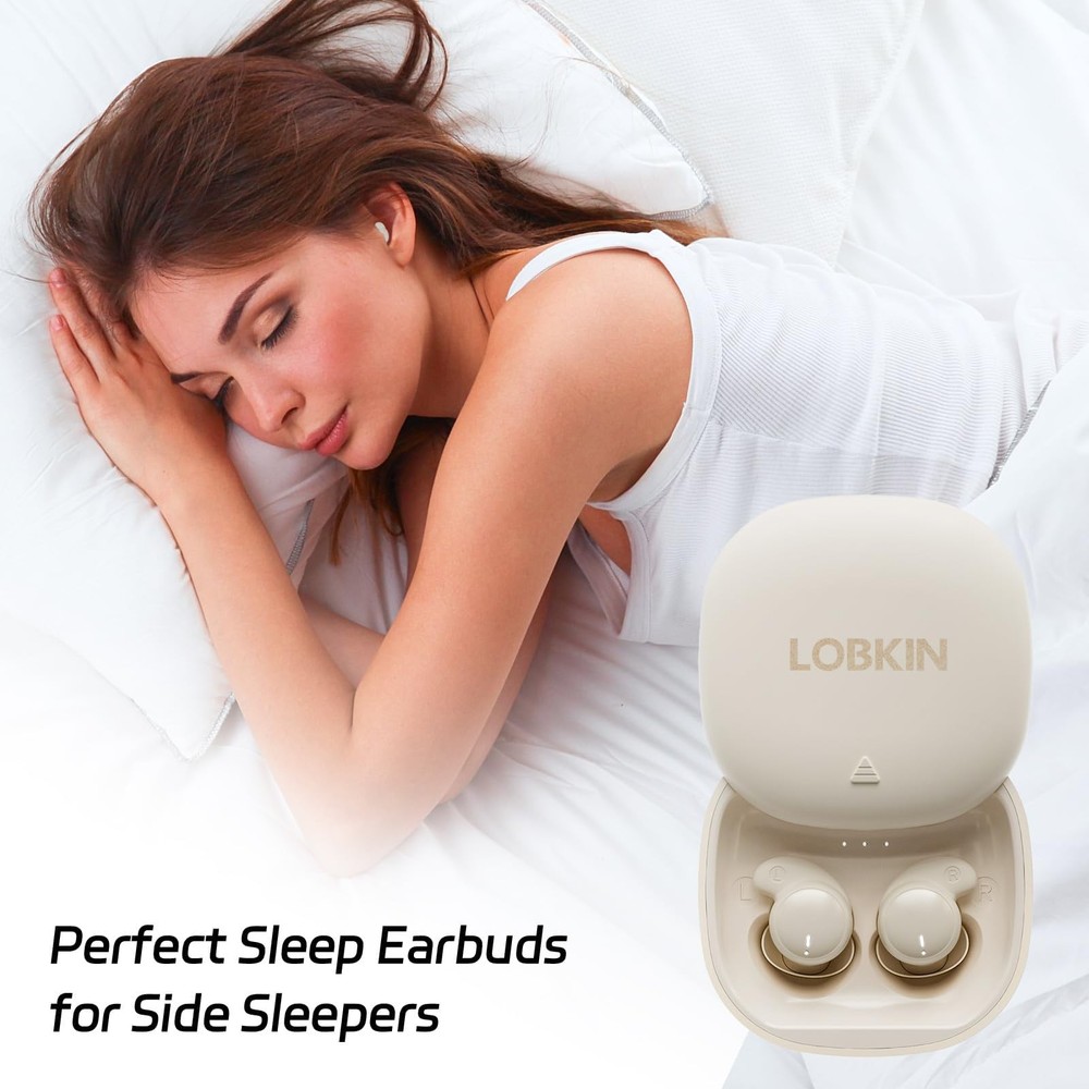 Sleep Earbuds,Wireless Bluetooth Noise Blocking Sleeping Headphones,Sleep Ear...